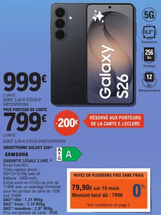 SMARTPHONE GALAXY S26 SAMSUNG