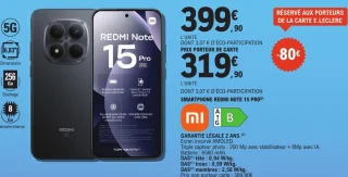 Smartphone Redmi Note 15 Pro