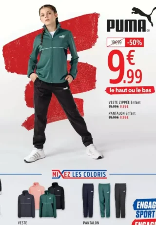 Haut ou Bas de survêtement enfant Puma