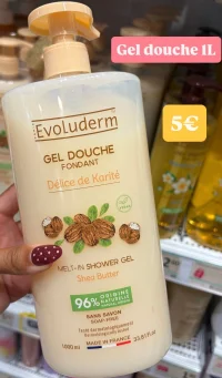 Evoluderm Gel Douche Fondant Délice de Karité 1L