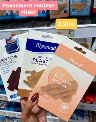 Pansement couleur chair Mermaid Skin Tone Patches