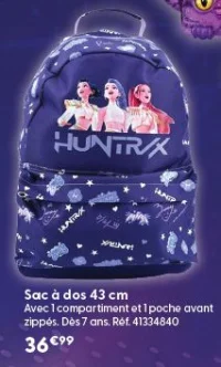 Sac à dos 43 cm K-Pop Demon Hunters