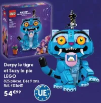 Derpy le tigre et Suzy la pie LEGO
