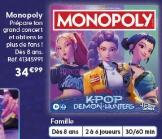 Monopoly K-Pop Demon Hunters