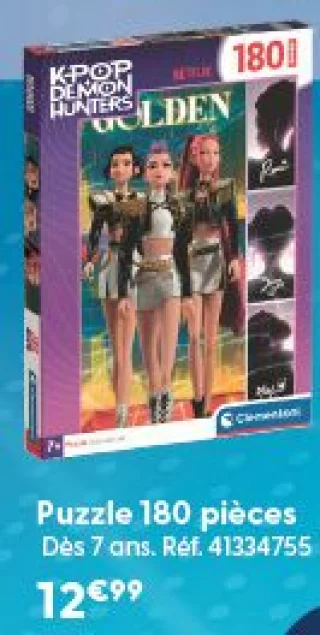 Puzzle 180 pièces Clementoni K-Pop Demon Hunters