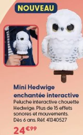 Mini Hedwige enchantée interactive