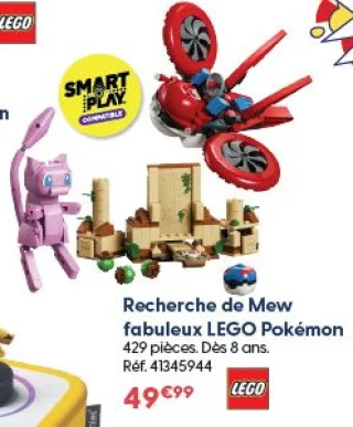 Recherche de Mew fabuleux LEGO Pokémon