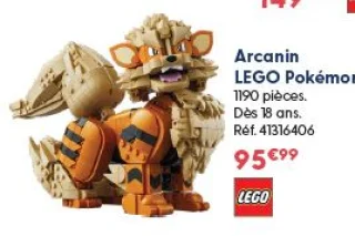 Arcanin LEGO Pokémon