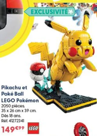 Pikachu et Poké Ball LEGO Pokémon