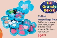 Coffret maquillage fleur