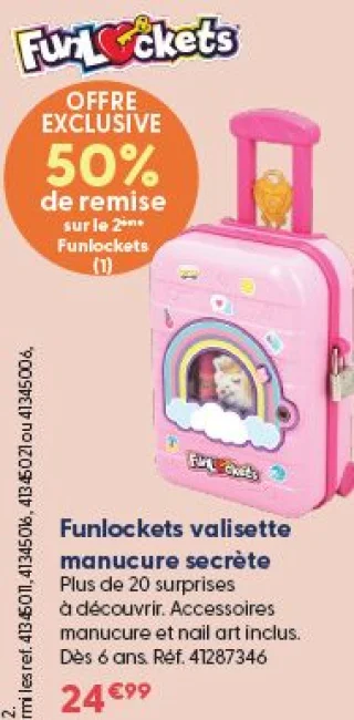 Funlockets valisette manucure secrète