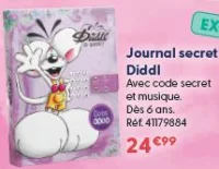 Journal secret Diddl