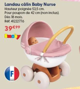 Landau câlin Baby Nurse Smoby