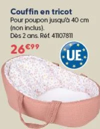 Couffin en tricot