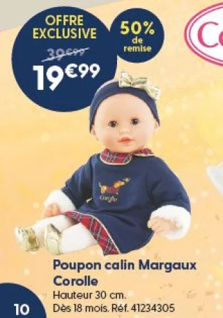 Poupon calin Margaux Corolle