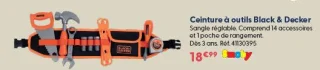 Ceinture à outils Black & Decker Smoby