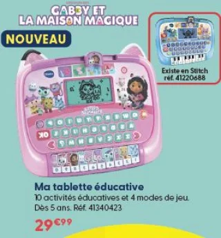 Ma tablette éducative Gabby et la Maison Magique Vtech