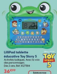 LilliPad tablette éducative Toy Story 5 Vtech