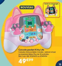 Console pocket Kitty Life Vtech