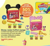Disney Junior Coffret voyage Play-Doh