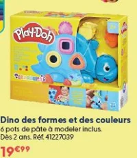Dino des formes et des couleurs Play-Doh