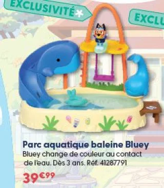 Parc aquatique baleine Bluey