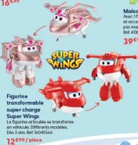 Figurine transformable super charge Super Wings