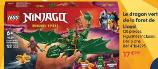 LEGO Ninjago Le dragon vert de la foret de Lloyd