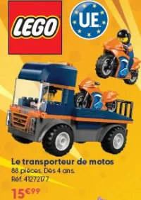 LEGO Le transporteur de motos