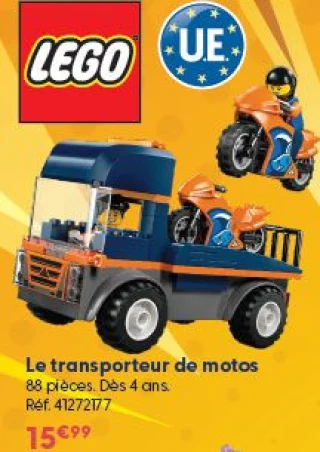 LEGO Le transporteur de motos
