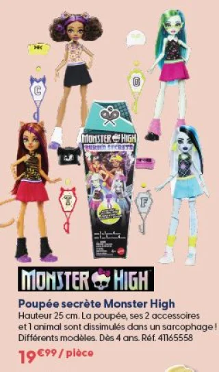 Poupée secrète Monster High