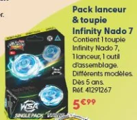 Pack lanceur & toupie Infinity Nado 7