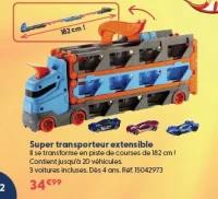Super transporteur extensible Hot Wheels