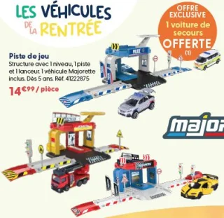 Piste de jeu Majorette
