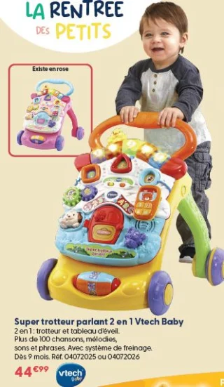 Super trotteur parlant 2 en 1 Vtech Baby