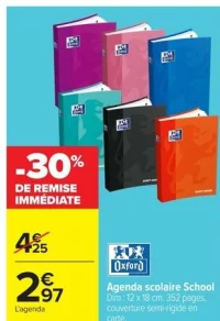 Agenda scolaire School Oxford