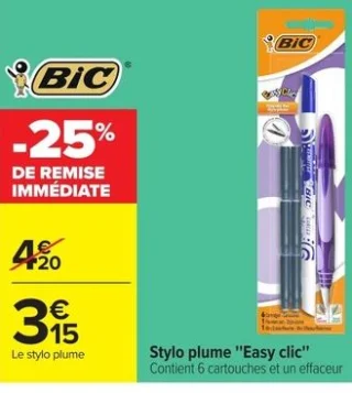 BIC Stylo plume "Easy clic"