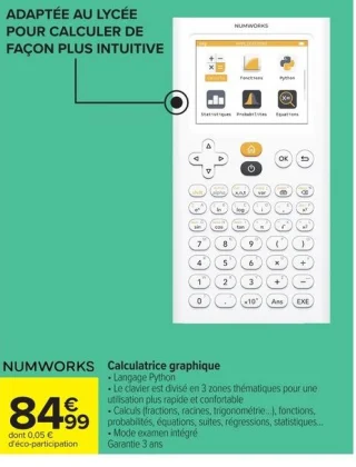 Calculatrice graphique Numworks