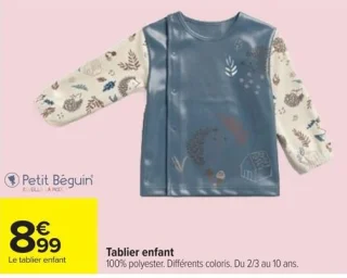 Tablier enfant Petit Béguin