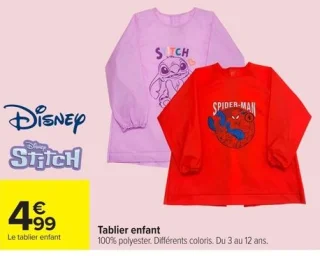 Tablier enfant Disney Stitch
