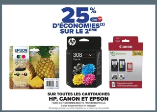 Cartouches d'encre Canon Pixma 560 561 2-pack