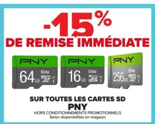 Cartes SD PNY