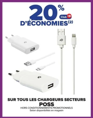Chargeurs secteurs POSS