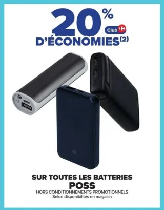Batteries POSS