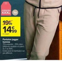 Pantalon jogger homme Tex