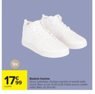 Baskets homme Tex