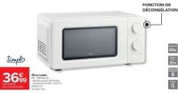 Micro-ondes Simpl SM017LG-26
