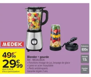 Medek Blender + gourde MEDALB606