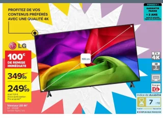 Téléviseur LED 4K LG