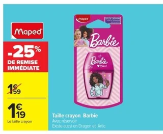 Maped Taille crayon Barbie